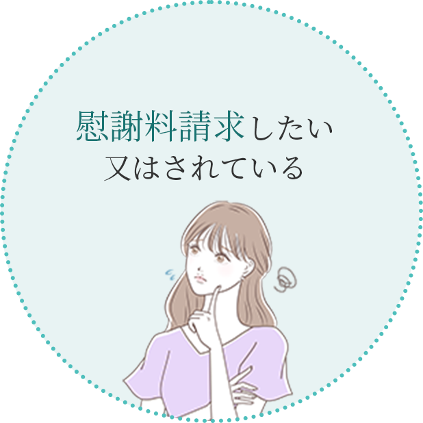 慰謝料請求したい又はされている
